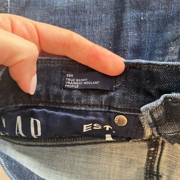Gap Women True Skinny Jeans - Size 26R - Picture 2 of 3